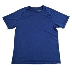 Rhone Polartec Men’s Large Performance Short Sleeve Tee Blue Tshirt Gym Run